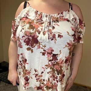 Floral Off-Shoulder Top